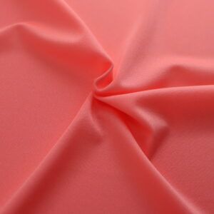 Bright Lycra Coral fabric swatch
