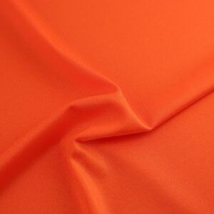 Bright Lycra Flo Orange fabric swatch
