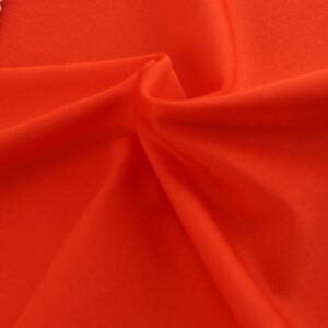 Bright Lycra Tangerine fabric swatch